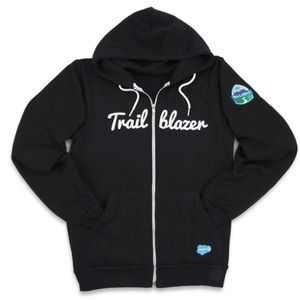 NEW UNISEX SALESFORCE TRAILBLAZER HOODIE JACKET